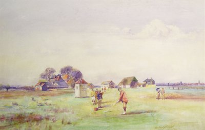 Le premier départ au Royal St. Georges, Sandwich, 1910 - Herbert John Finn